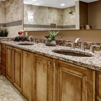 Granite Bathroom Countertop in Edmonton